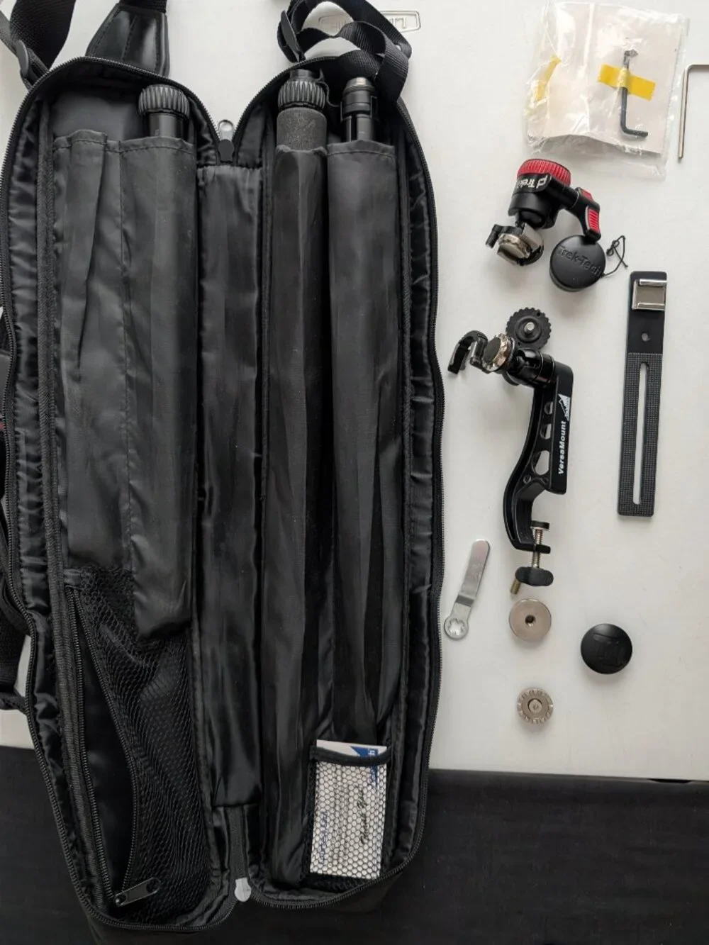 Trek Tech TrekPod Go! Black Monopod/Tripod/Walking Stick with Travel Case